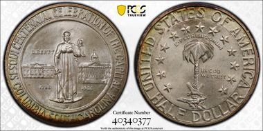1936-S 50C Columbia MS68+