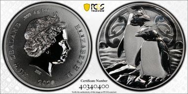 2020 $1 Crested Penguin MS69