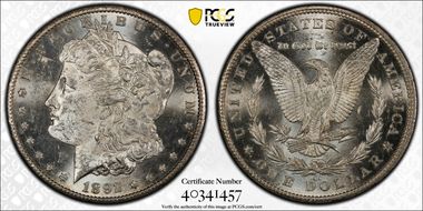 1892-CC $1 MS62