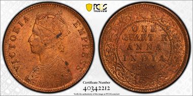 1901(C) 1/4 An SW-6.554 MS64RB