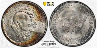 1954-S 50C Washington-Carver MS67