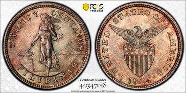 1904-S 20C MS65