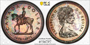 1973 S$1 R.C.M.P. Ag SP65