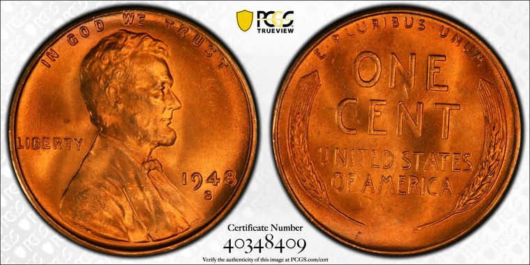 Cert 40348409 - Coin Image