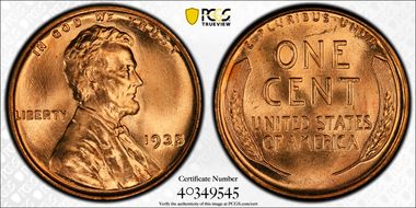 1935 1C MS67RD