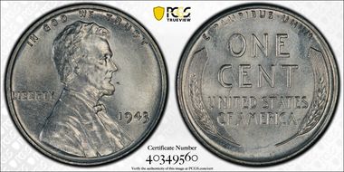 1943 1C MS68