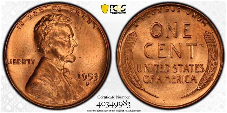 Cert 40349983 - Coin Image