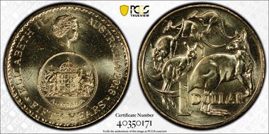 2016 $1 50 Yrs Decimal Currency MS66