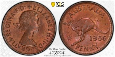 1956 Y. (p) 1D MS64RB