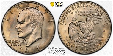 1978 $1 MS66+