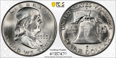 1963-D 50C MS66+ FBL