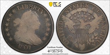 1807 50C Draped Bust G6