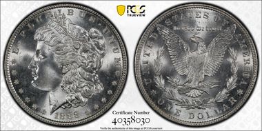1888 $1 MS66+