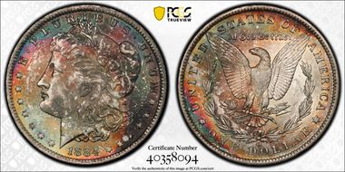 1884-O $1 MS64