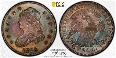 1825/4/(2) 25C B-2 MS63
