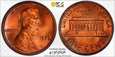 1975 1C MS65+ RD