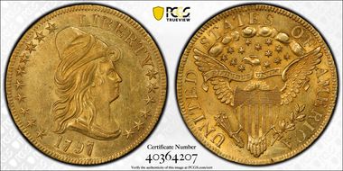 1797 $10 Large Eagle MS61