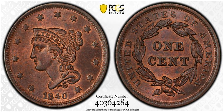 Cert 40364284 - Coin Image