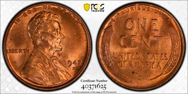 1942-D/D 1C RPM, FS-504 MS65RD