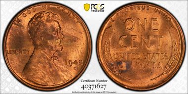 1942-D/D 1C RPM FS-504 MS64RB