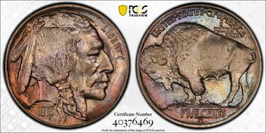 1913-D 5C Type 1 MS67+