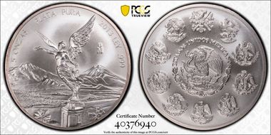 2013-Mo 5 Onza Libertad Ag MS67