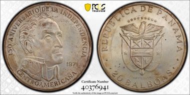 1971-FM 20 B 150th Ann. Independence MS63