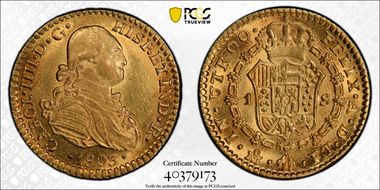 1803-Mo FT Escudo Calico-1136 MS61