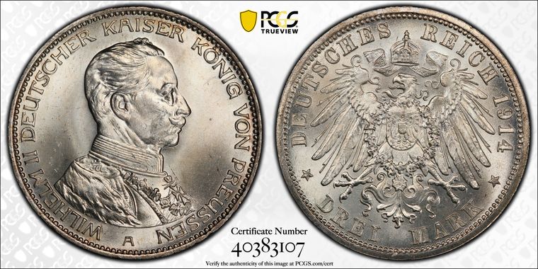 Cert 40383107 - Coin Image