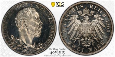 1905 2 Mk J-169b Thick Rim PR62CAM