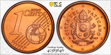 2017-R € 0.01 MS66RD