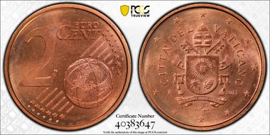 2017-R € 0.02 MS65RD