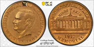 1917 G$1 McKinley N1