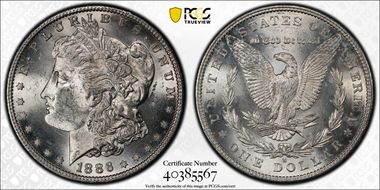 1886-S $1 MS63