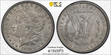 1879 $1 AU55