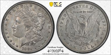 1881-O $1 AU53