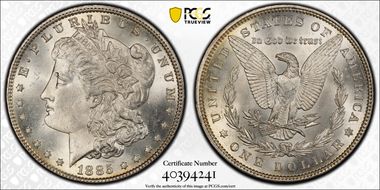 1885 $1 MS65