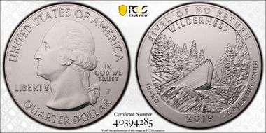 2019-P 25C Frank Church River of No Return NP 5 oz Silver SP70