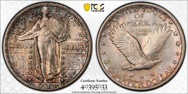 1919-S 25C AU58