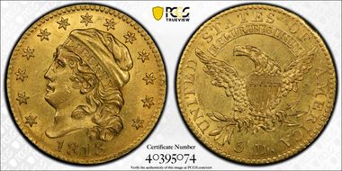 1813 $5 MS61