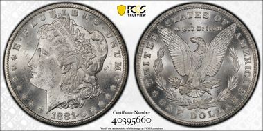 1881-CC $1 MS63