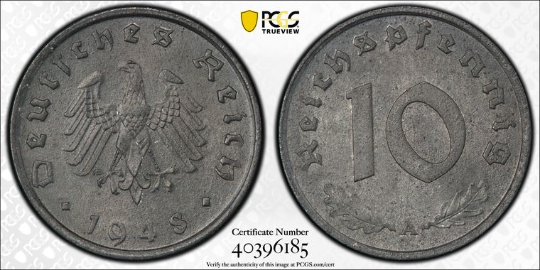 Cert 40396185 - Coin Image