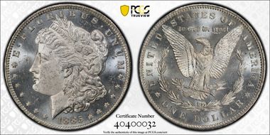 1885-O $1 MS64PL