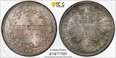 1866 Kreuzer MS68