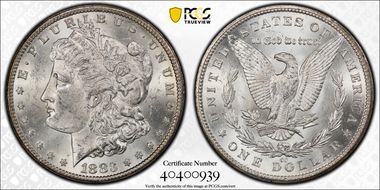 1883-CC $1 MS62