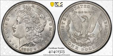 1880-CC $1 MS62