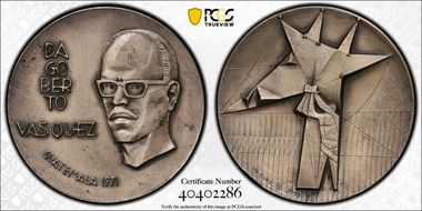 1971 Medal Creation of the World Ag Dagoberto Vasquez SP64