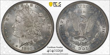 1880-O $1 MS62