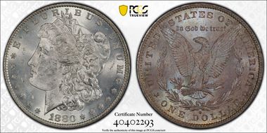 1880-O $1 MS62