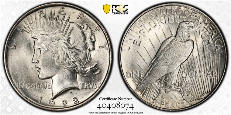 Cert 40408074 - Coin Image